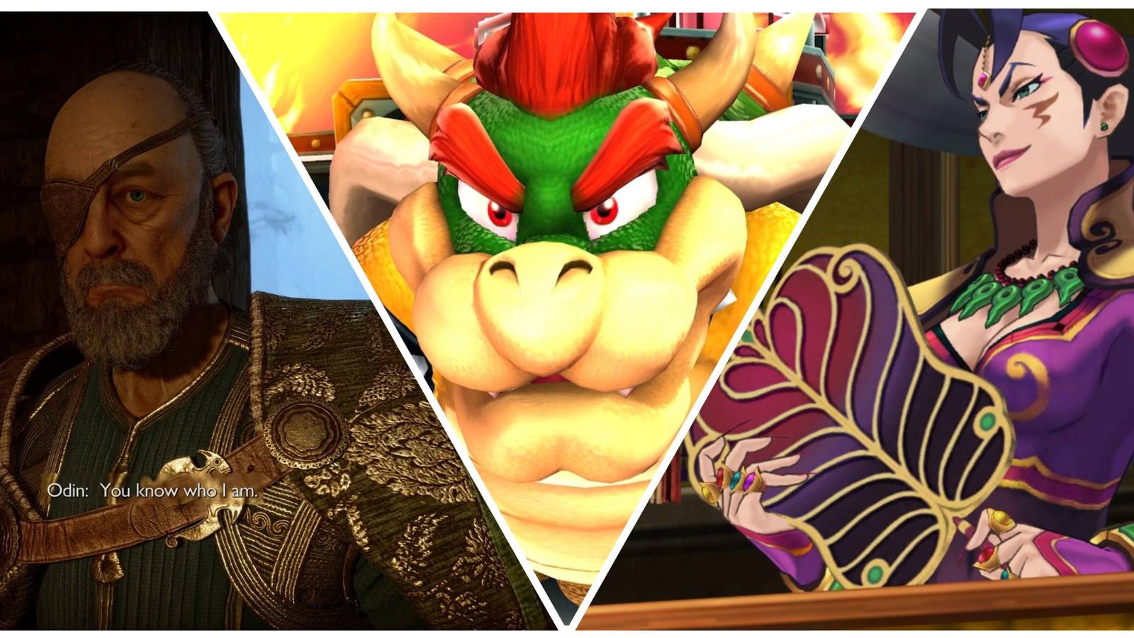 Odin, Bowser, and Queen Ga'ran