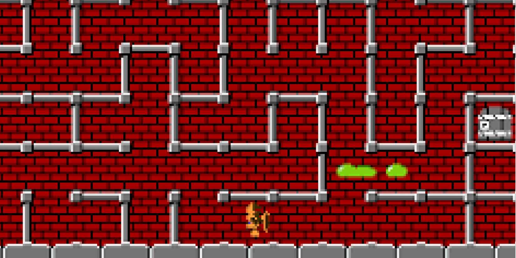 Exploring a dungeon in The Tower of Druaga