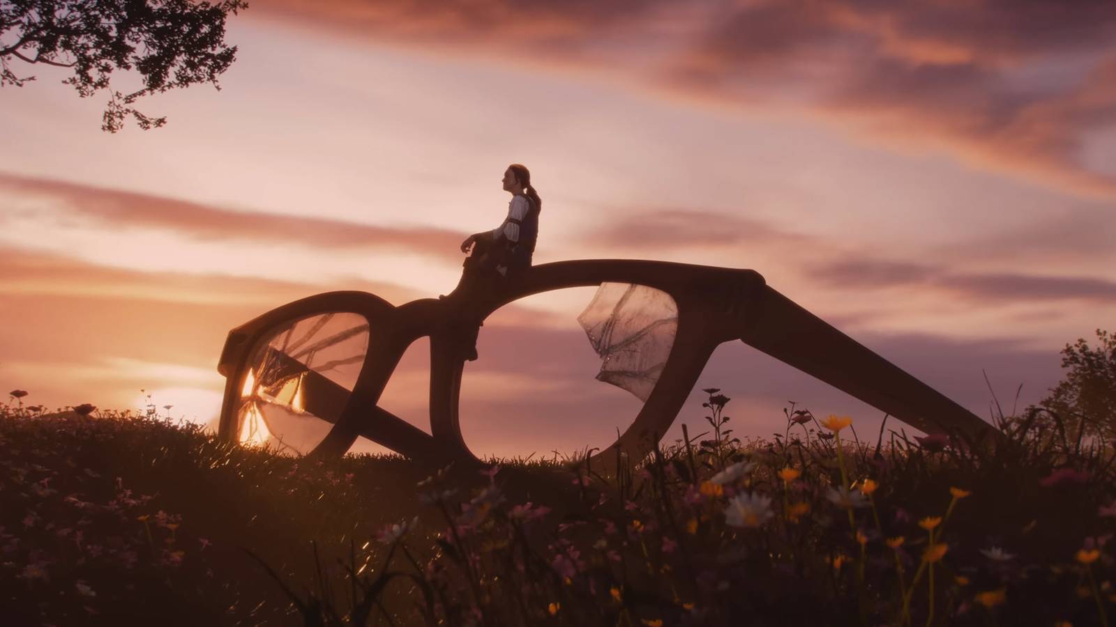 fable 4 protagonist sitting on huge glasses