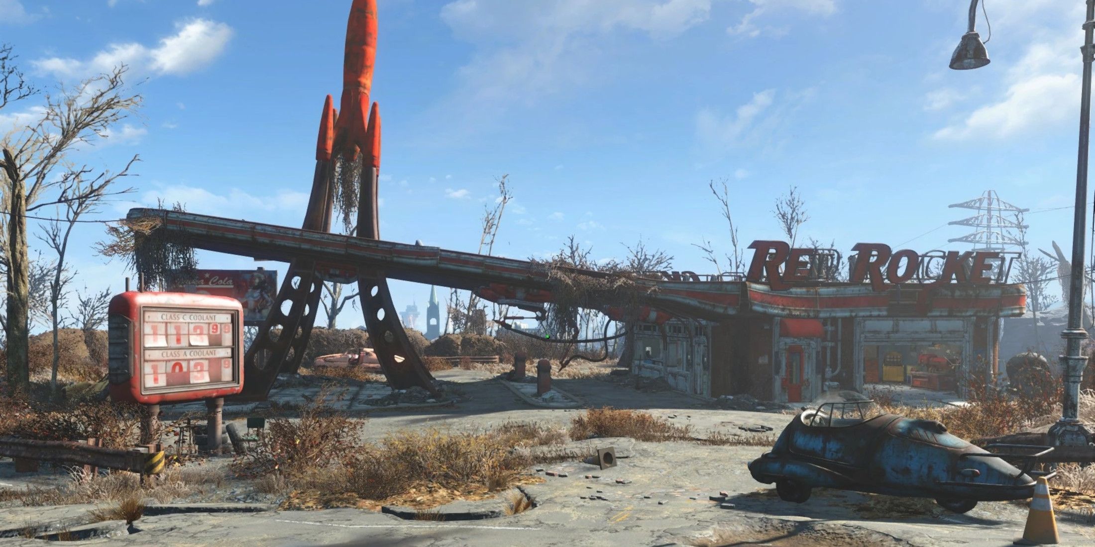 Фанат Fallout построил заправочную станцию ​​«Красная ракета» из LEGO