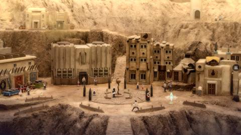 Fantasian Promo Screenshot 1 desert town