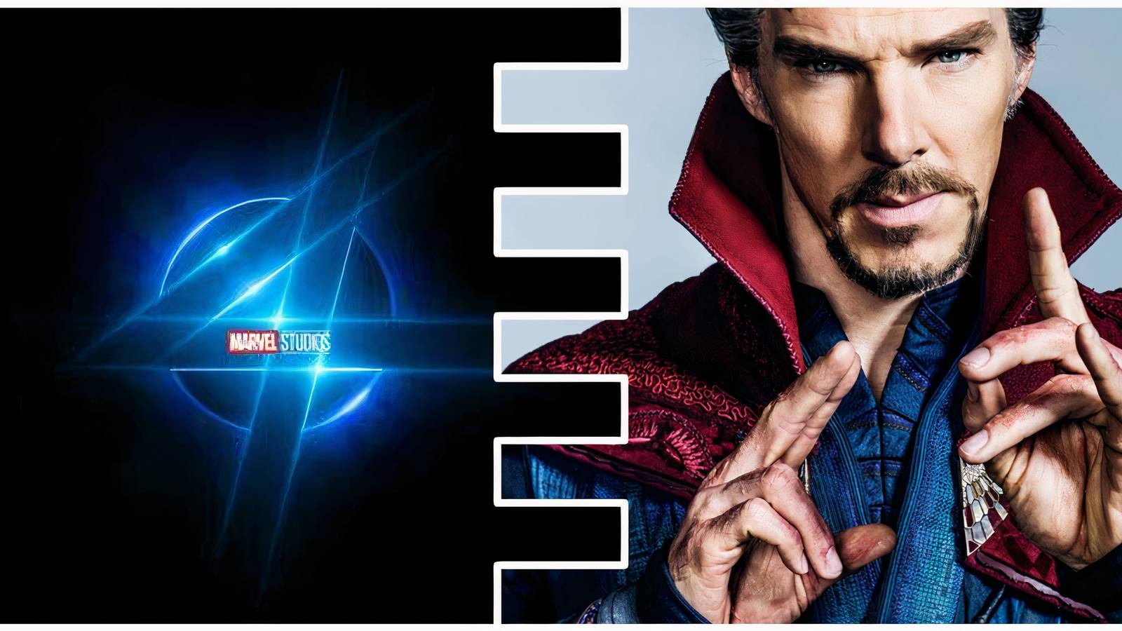 Fantastic 4 Logo and Dr Strange