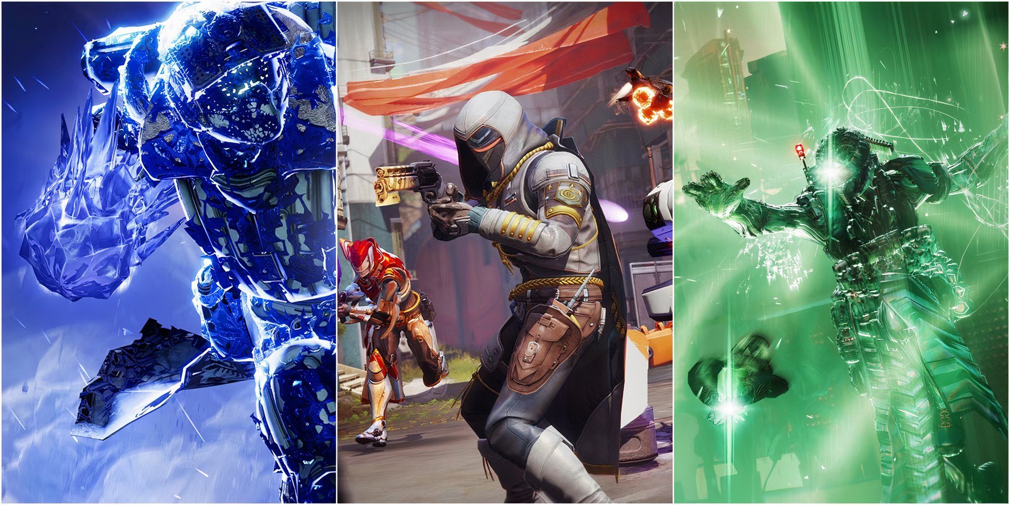 Destiny 2 titan stasis super hunter with handcannon strand warlock super