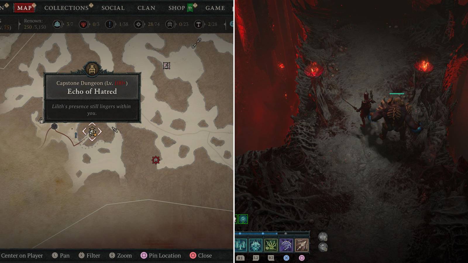 The Echo Of Hatred Capstone Dungeon & The Player Inside 