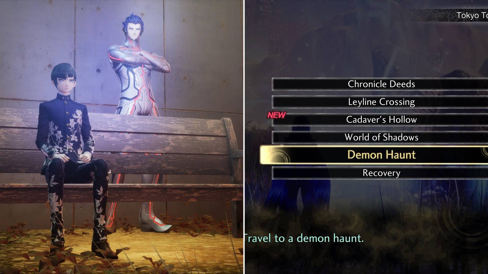 The Player Sitting With Aogami & The Demon Haunt Location In A Leyline Fount