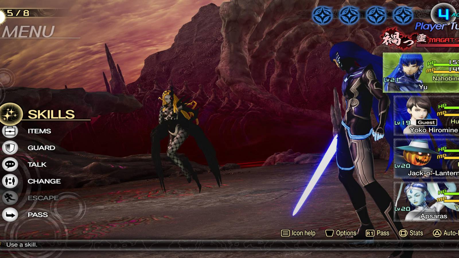 The Nahobino Facing Naamah