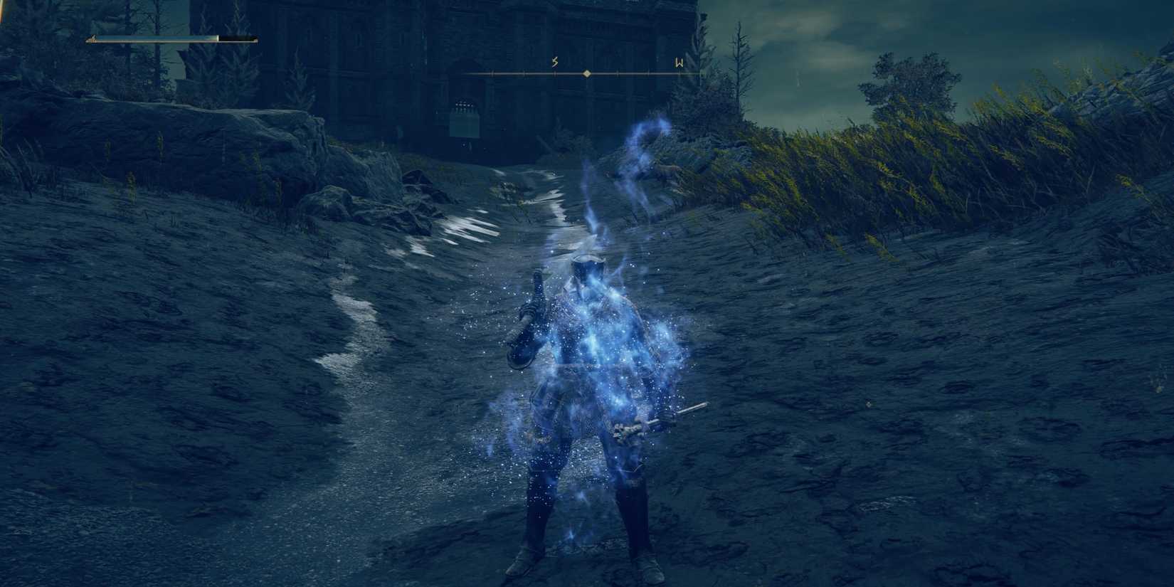 The player character casting Miriam's Vanishing in Elden Ring: Shadow Of The Erdtree.