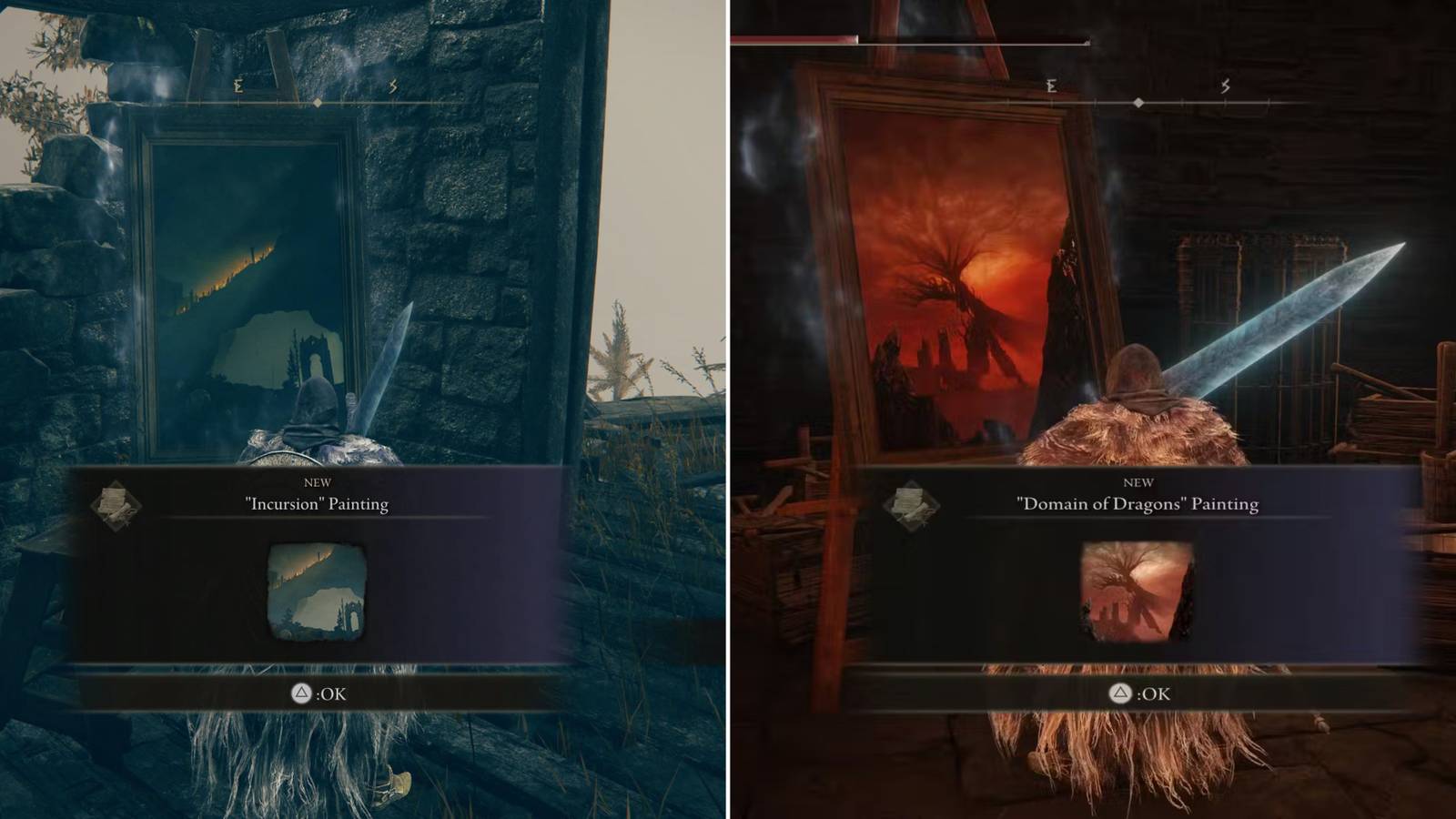 The Player Collecting Two Paintings