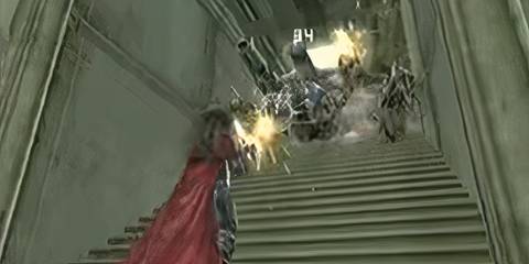 vincent firing against enemies in dirge of cerberus