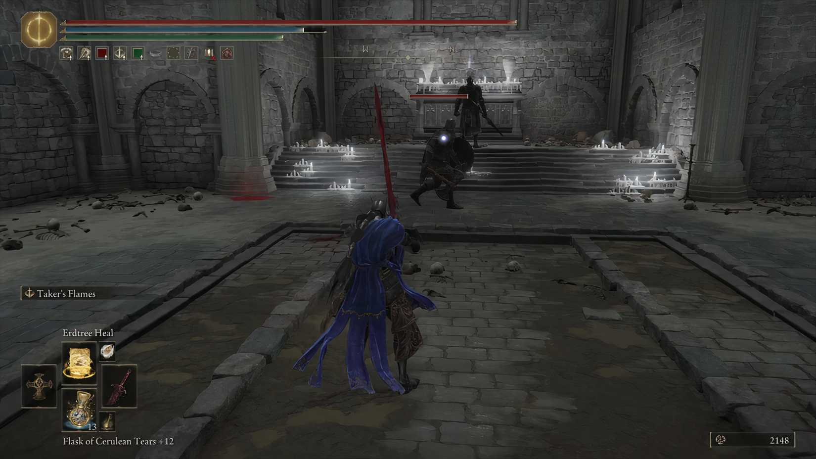 Fighting a Messmer Soldier in Shadow of the Erdtree