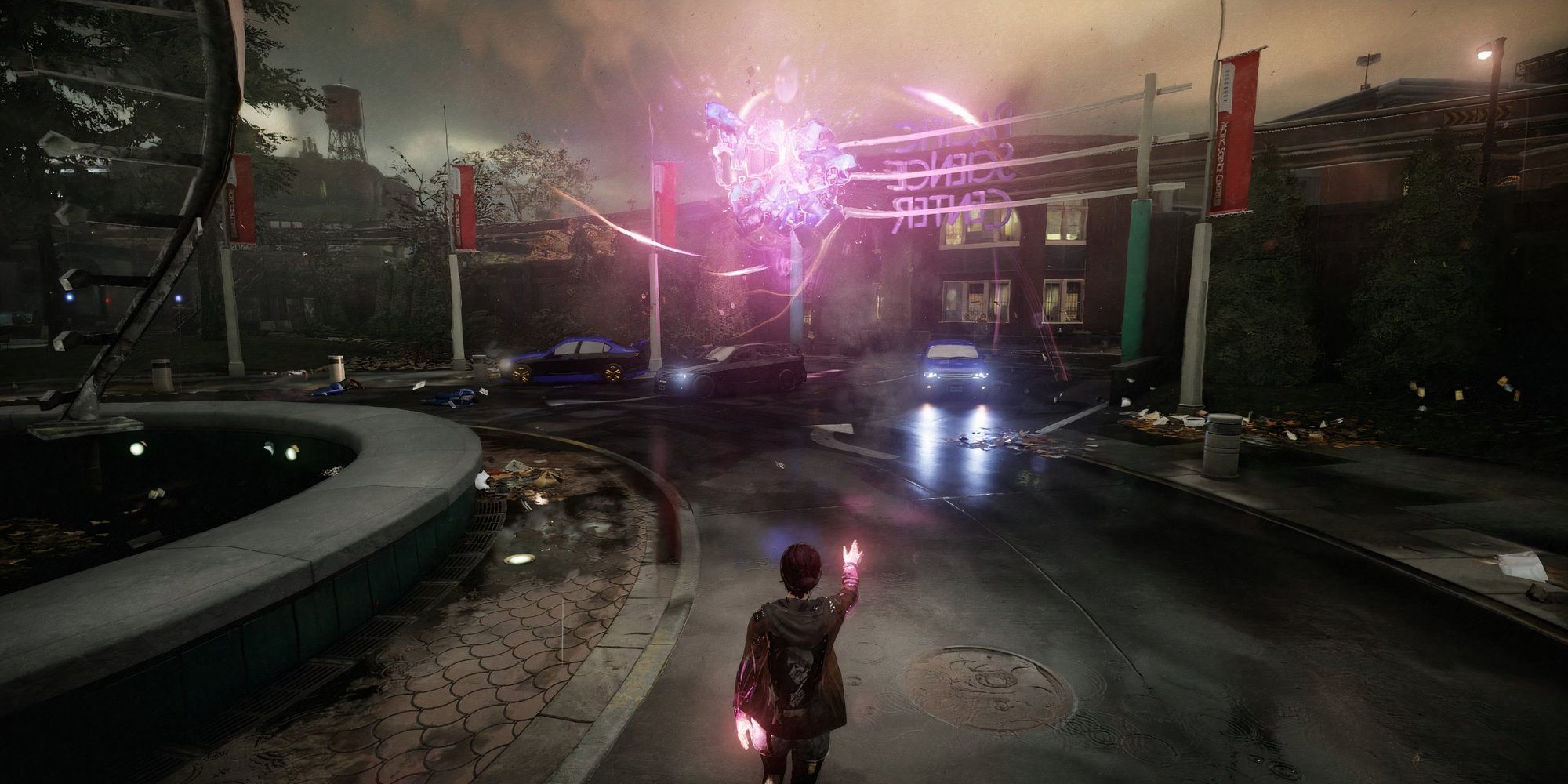 Fighting enemies in inFamous First Light