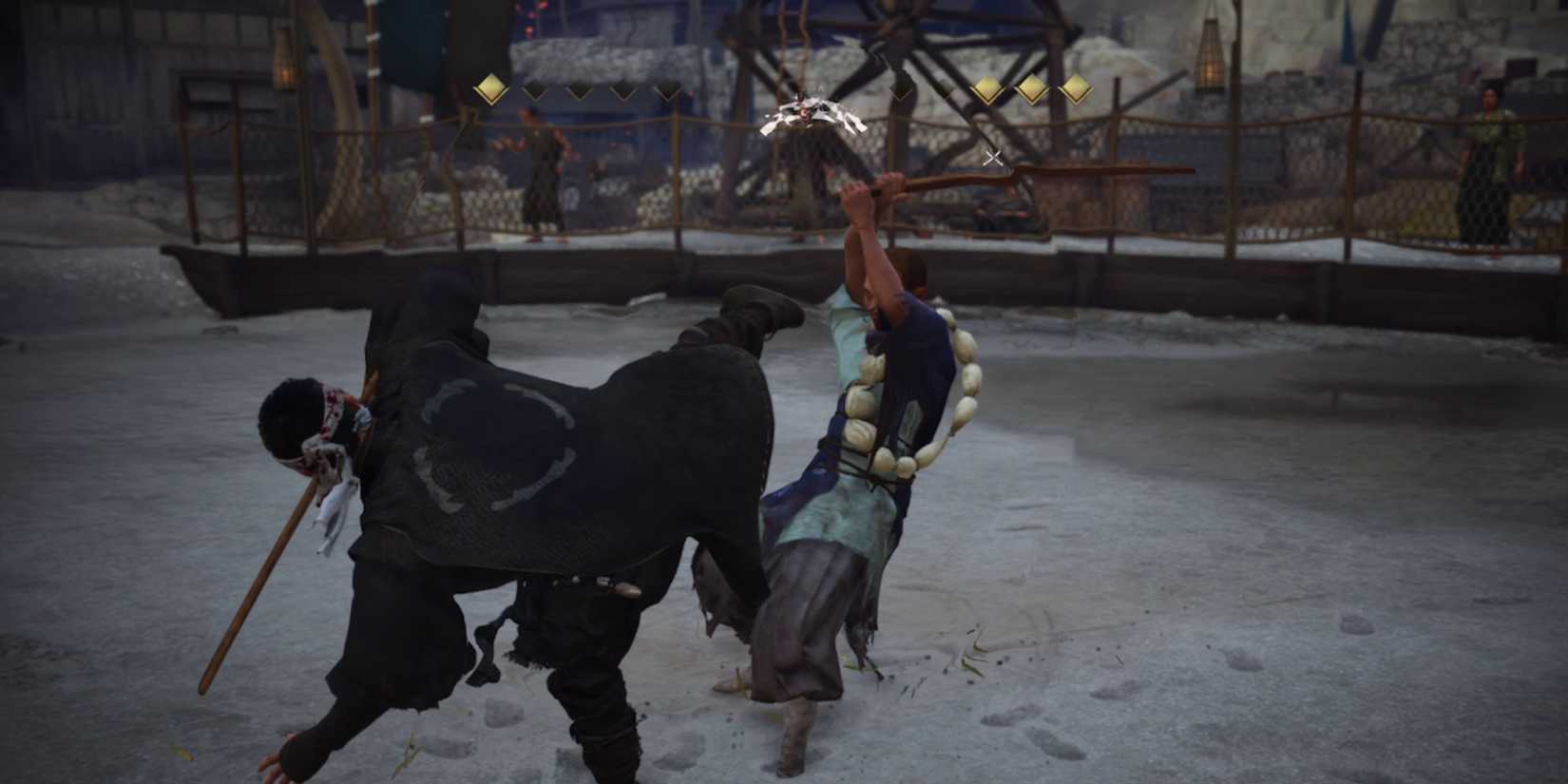 fighting Owan in the hidden cove tournament