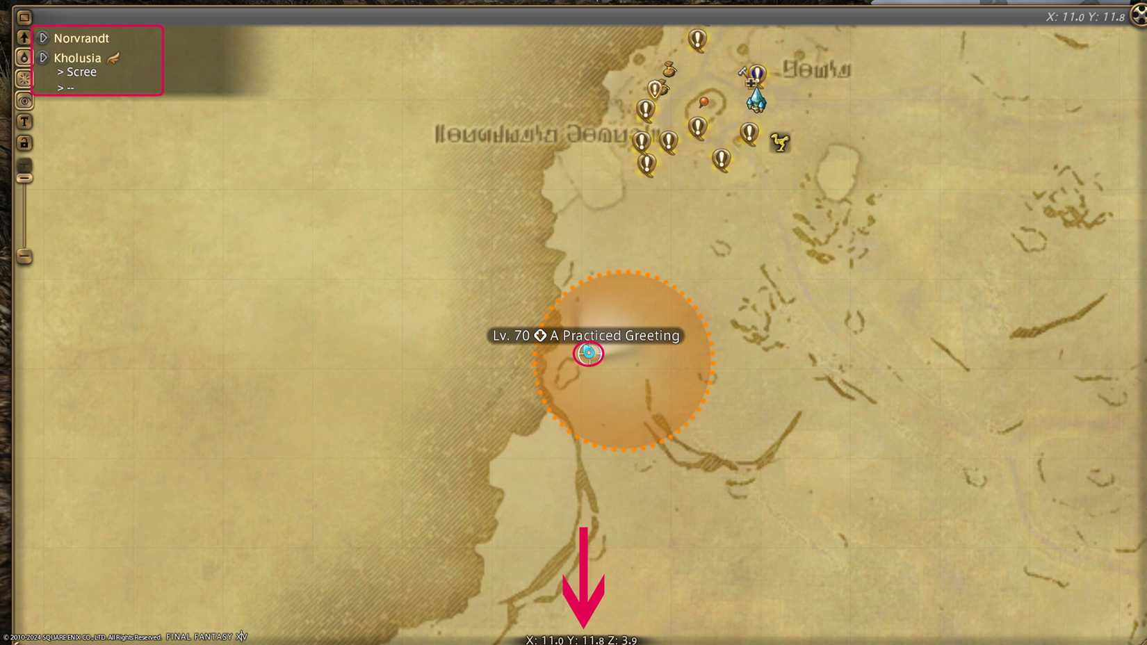 final fantasy 14 a practiced greeting rally ronitt