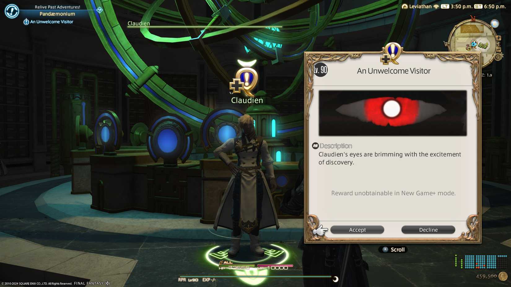 final fantasy 14 an unwelcome visitor