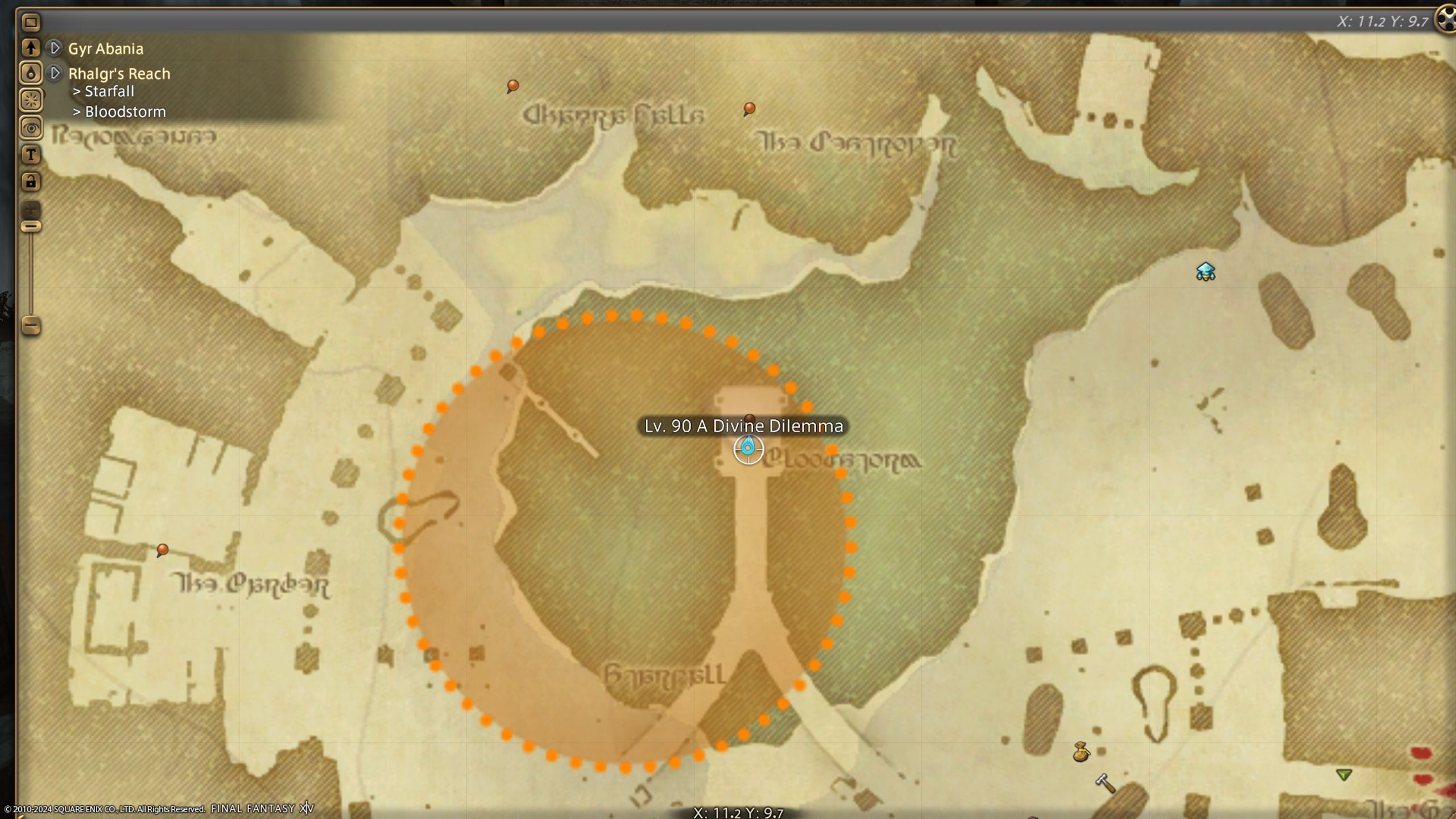 final fantasy 14 bloodstorm location