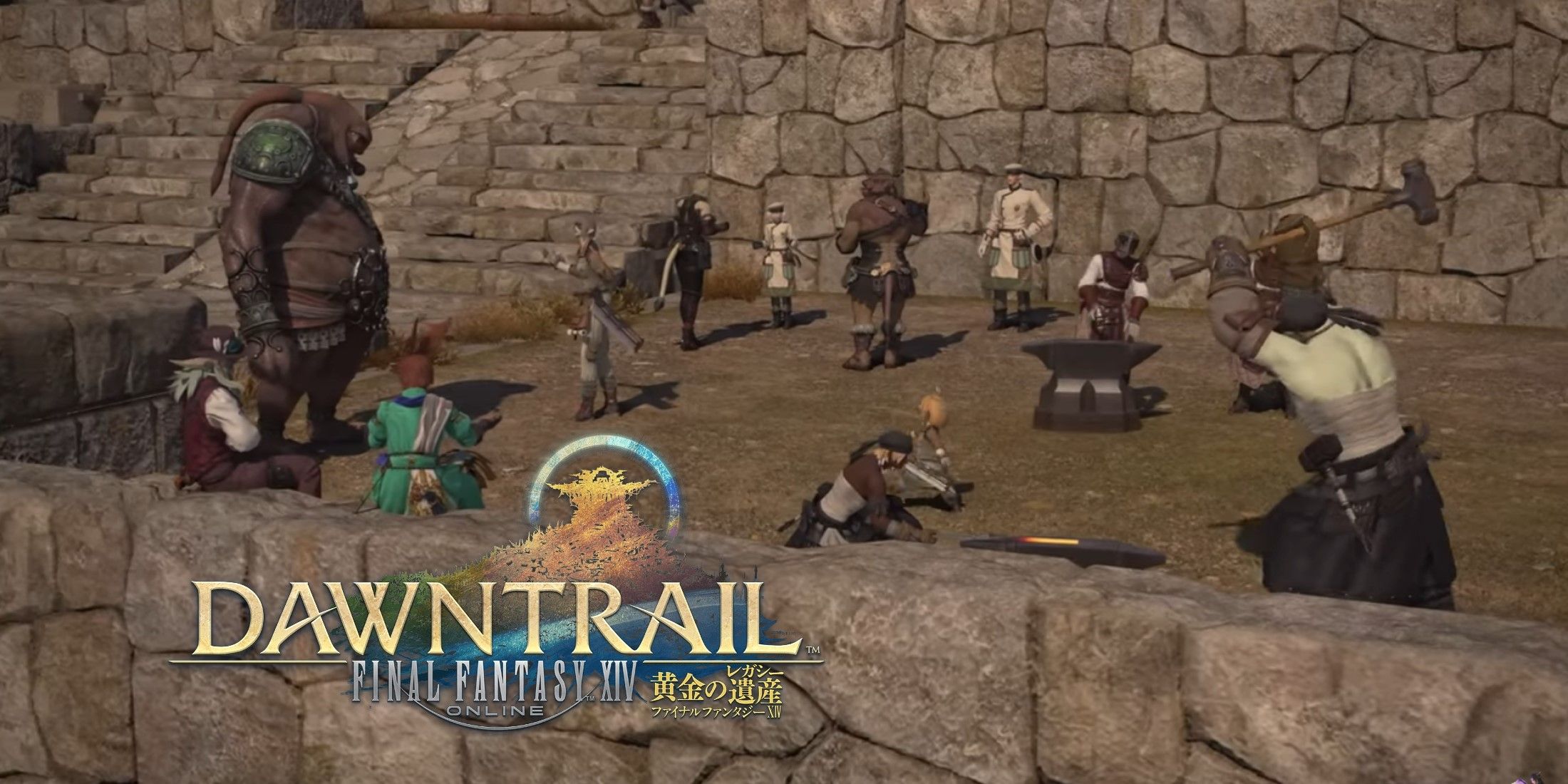 crafters from the ffxiv dawntrail benchmark