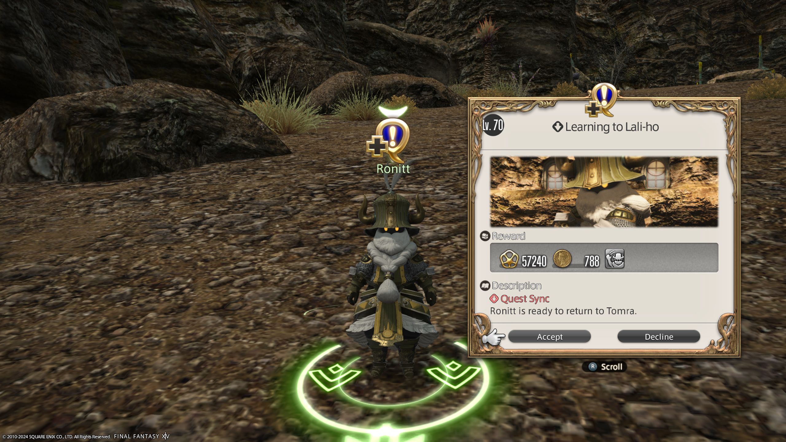 final fantasy 14 learning to lali-ho