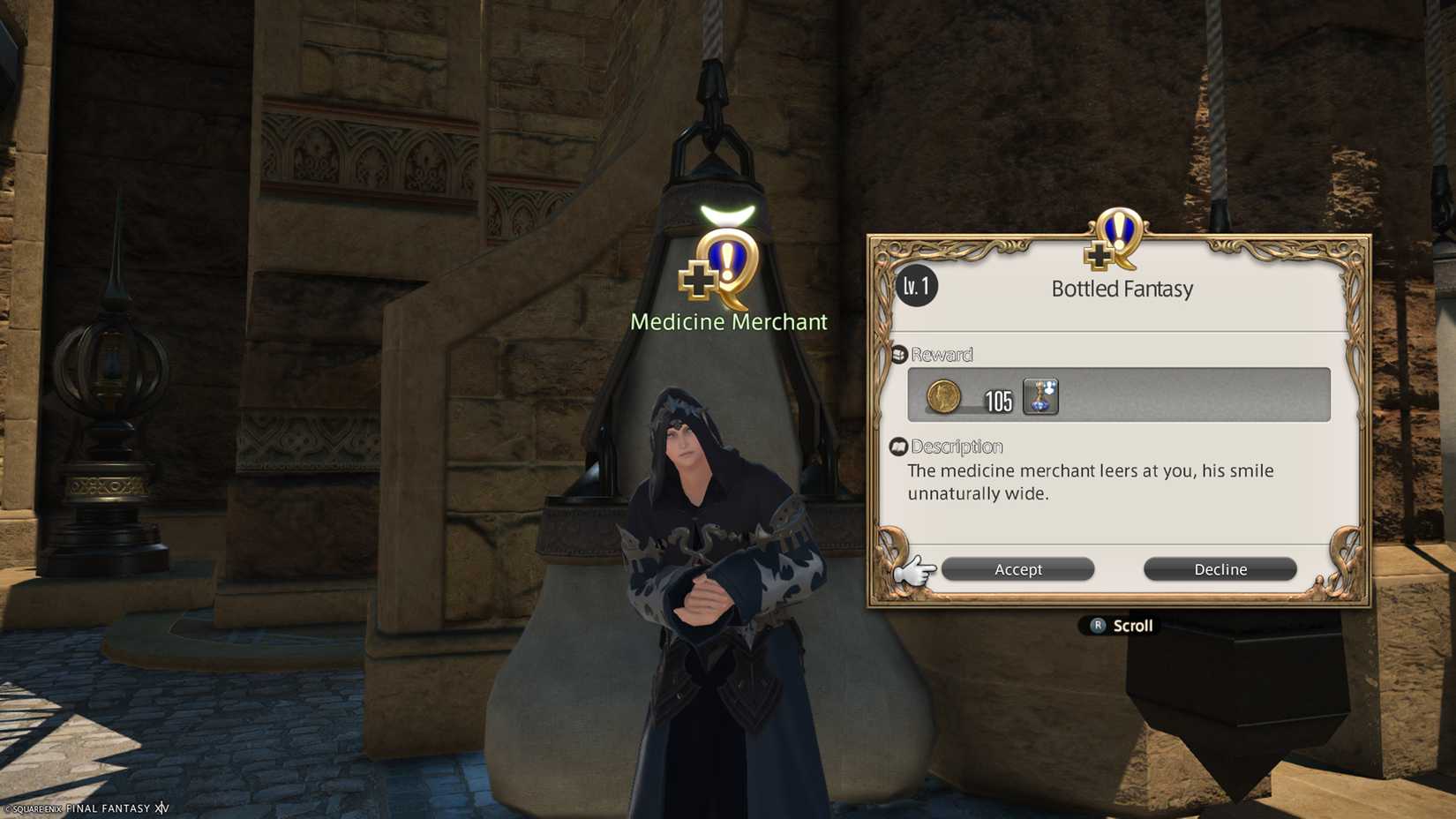 final fantasy 14 medicine merchant