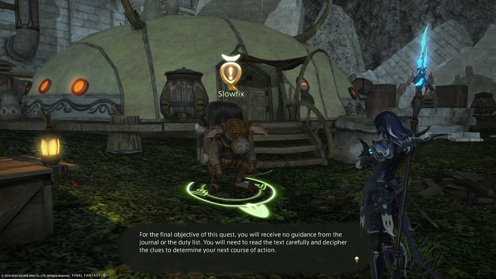 final fantasy 14 the burdens we bear objective location