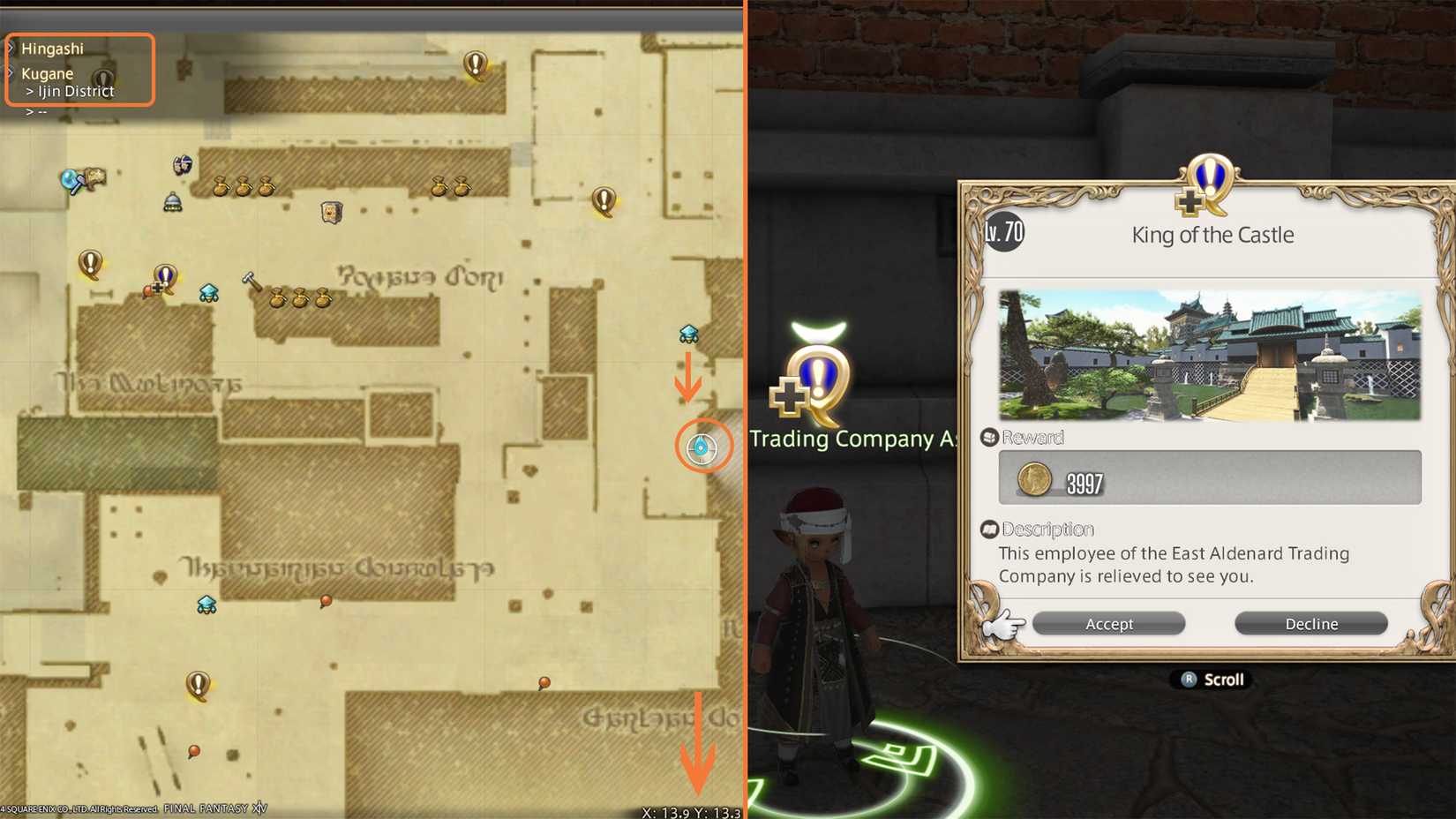 final fantasy 14 unlock kugane castle