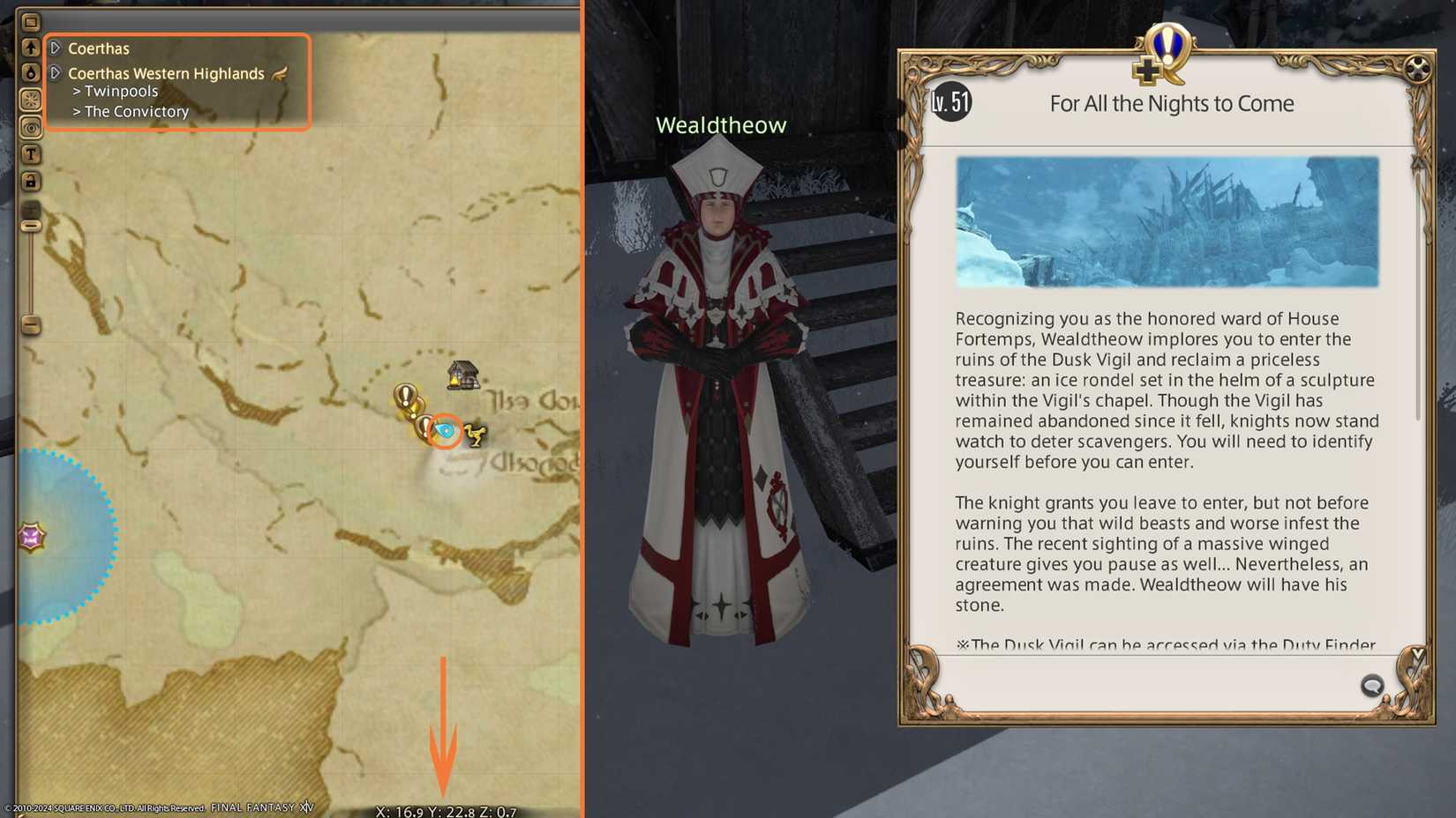 final fantasy 14 unlock the dusk vigil