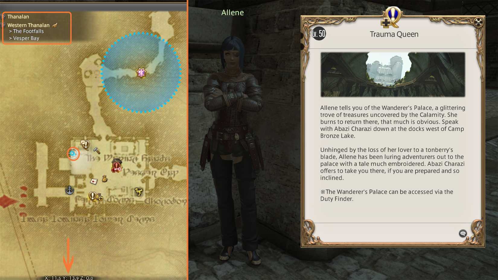 final fantasy 14 unlock the wanderer's palace