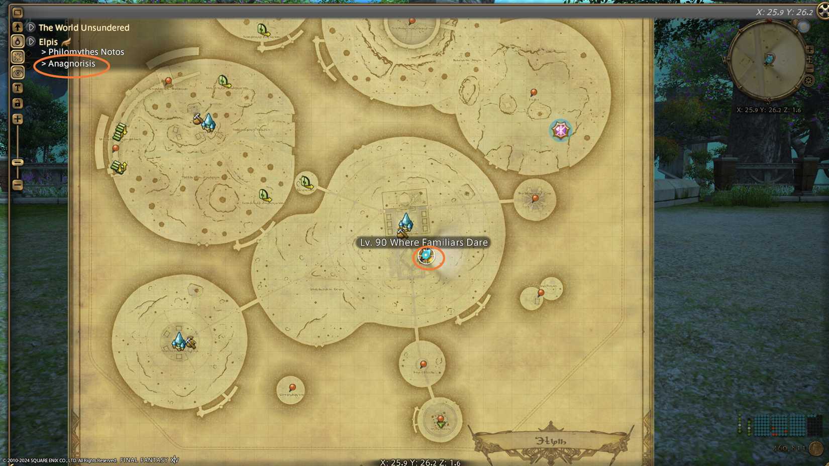 final fantasy 14 where familiars dare