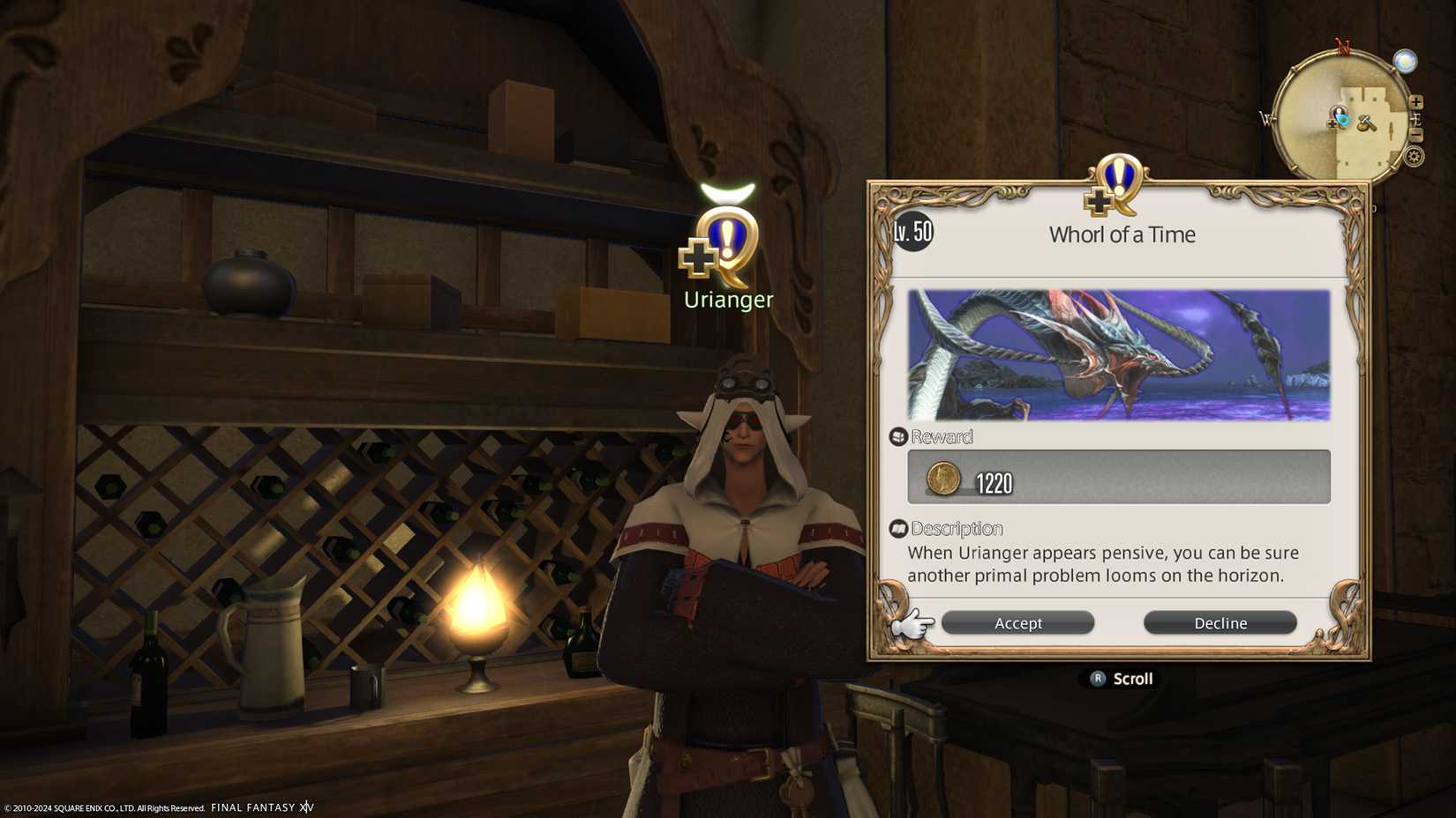 final fantasy 14 whorl of a time