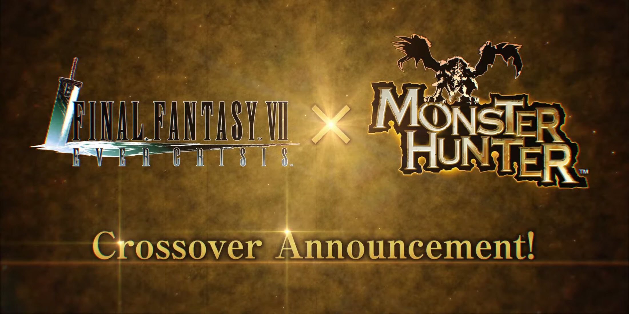 final fantasy 7 ever crisis monster hunter trailer
