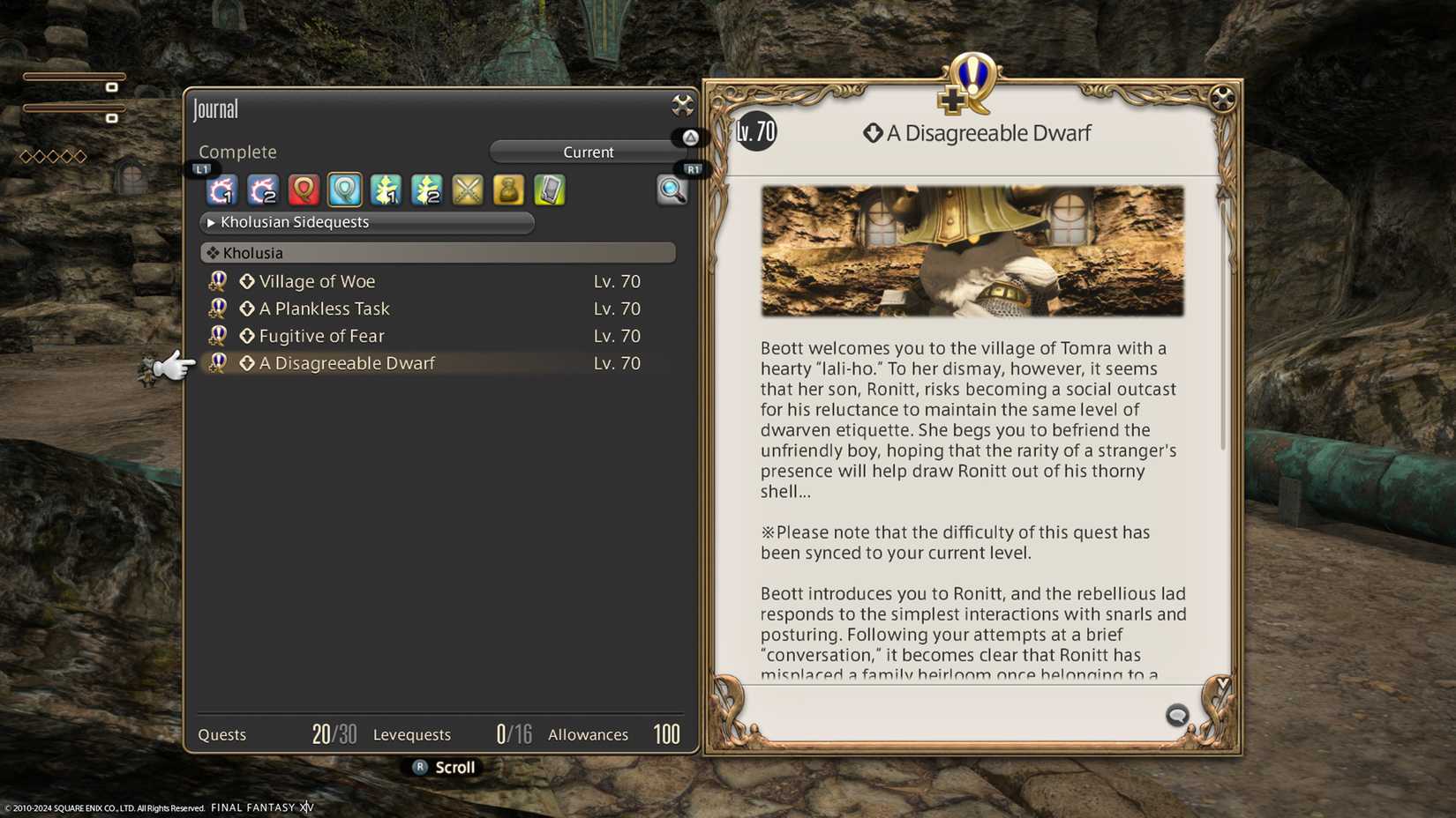 final fatasy 14 a disagreeable dwarf