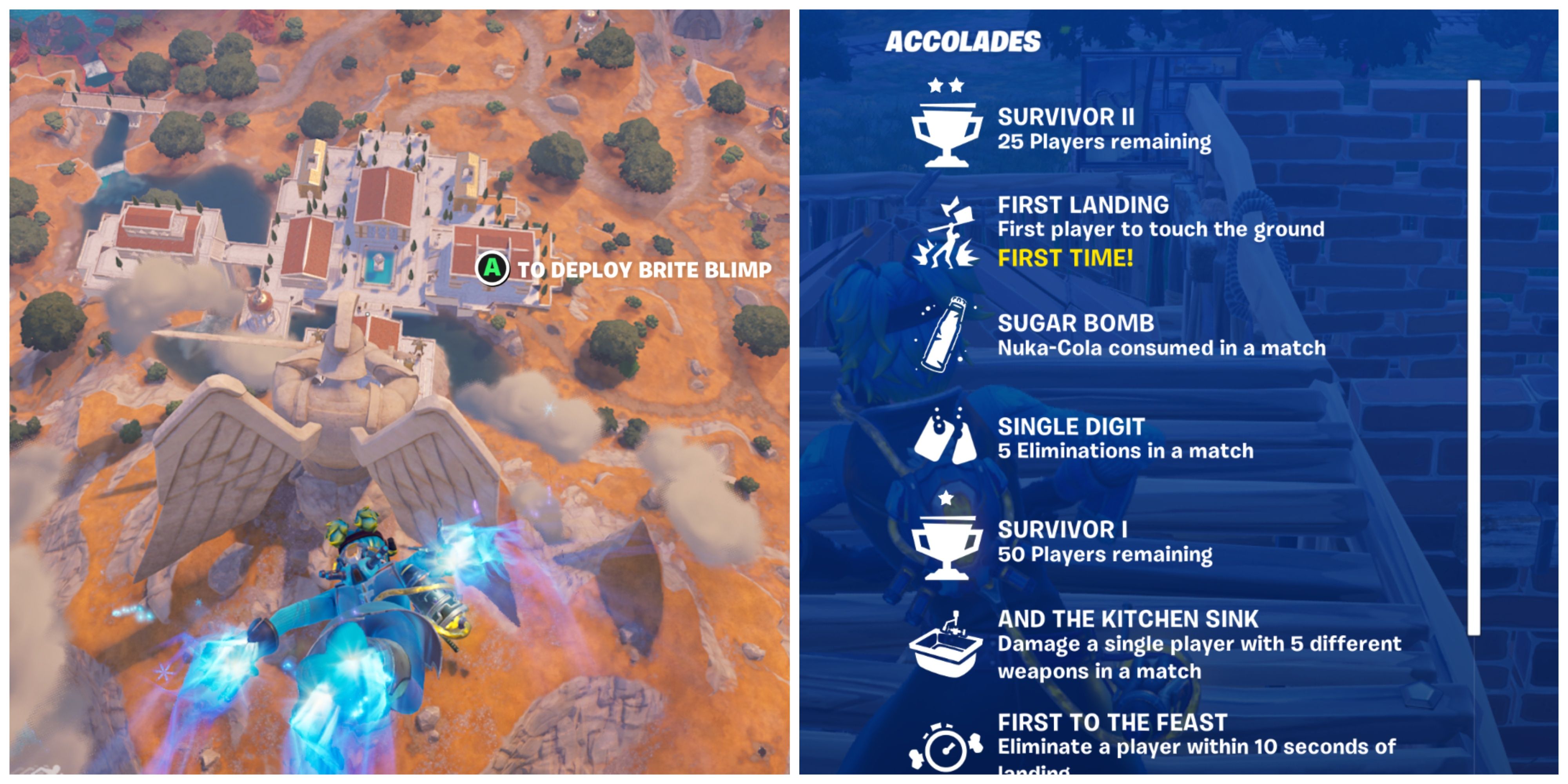 first landing accolade fortnite