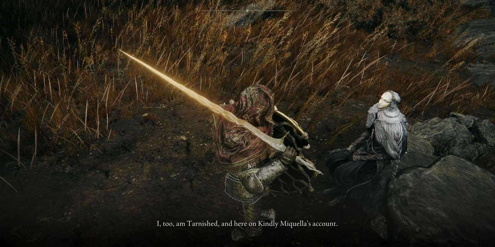 first meeting with thiollier in elden ring shadow of the erdtree dlc sote