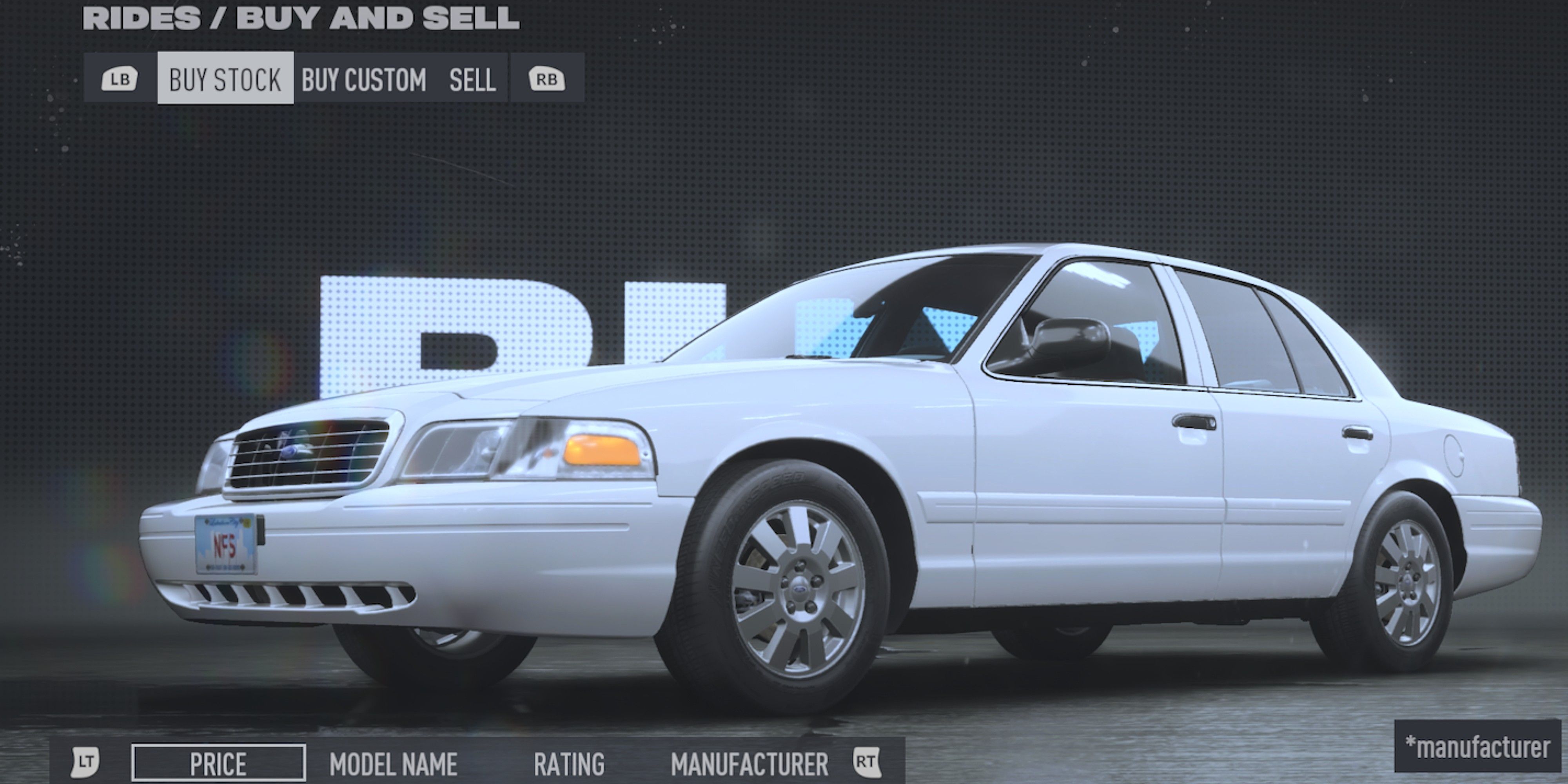 Need For Speed Unbound Ford Crown Victoria