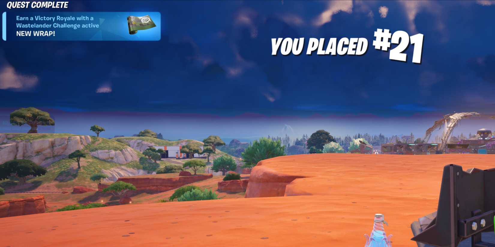 fortnite wastelander's mark challenge bug