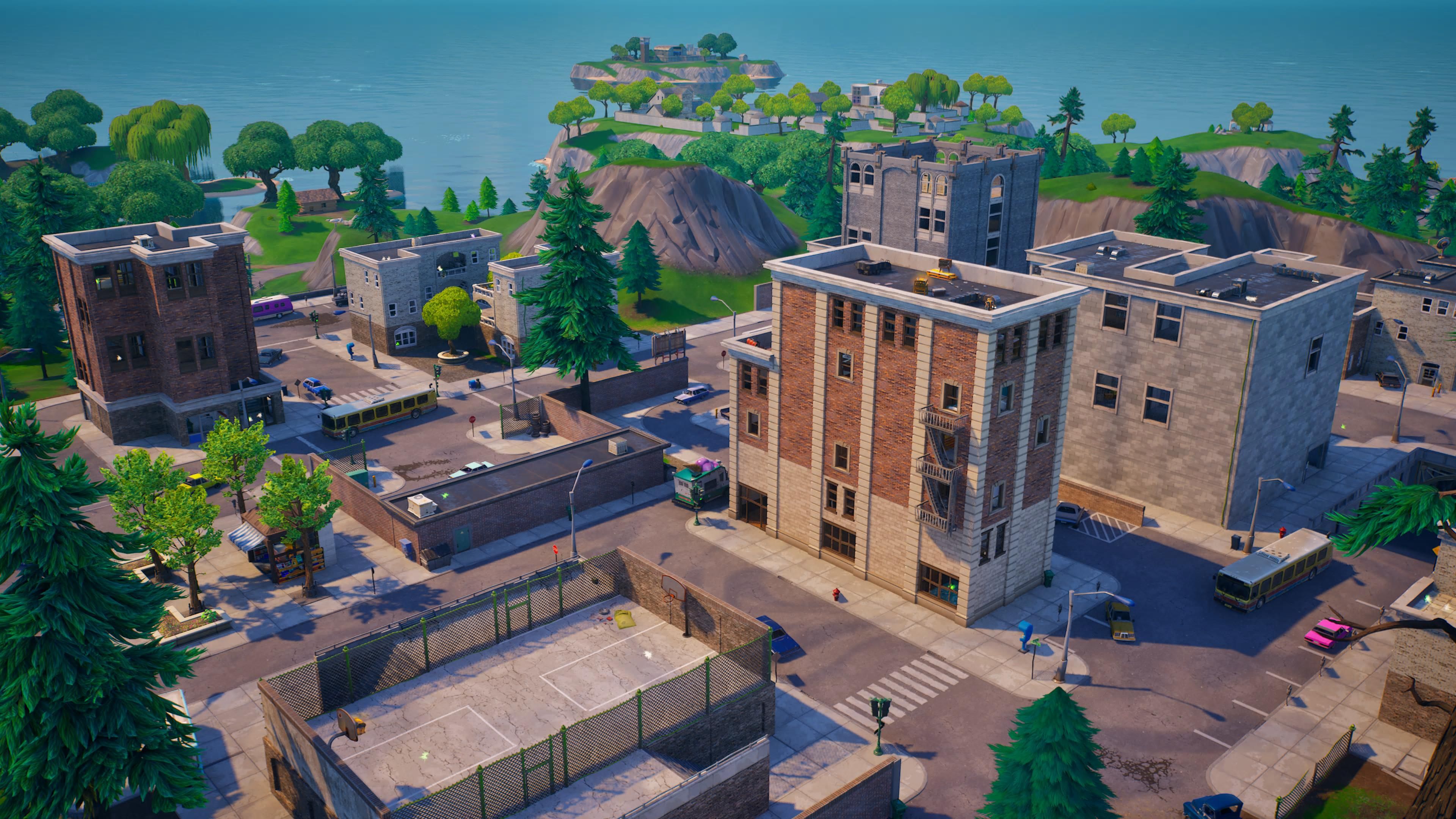 tilted towers