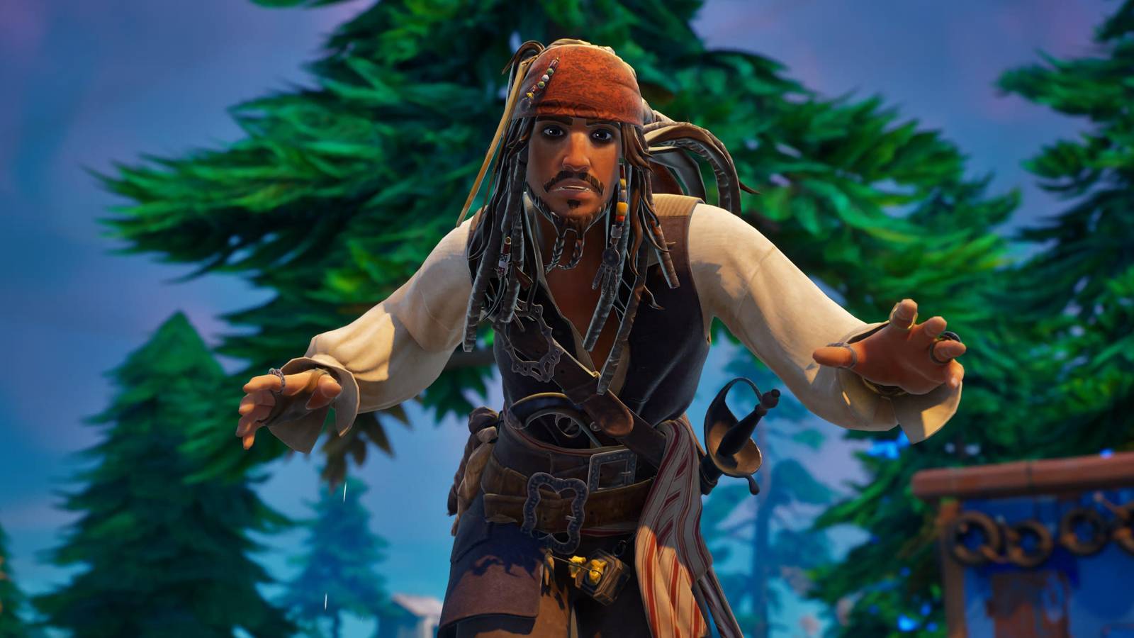 jack sparrow in fortnite
