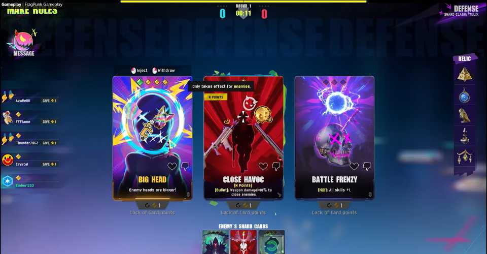 FragPunk Shard Cards