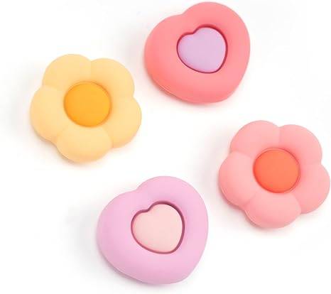 GeekShare Controller Thumb Grips - Heart and Flower