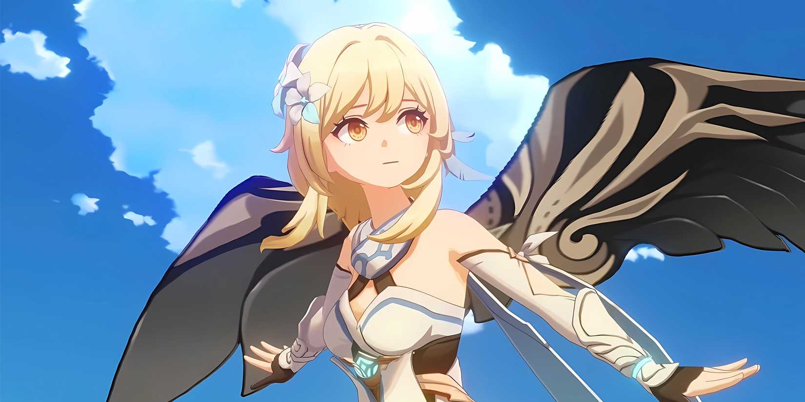 genshin impact new glider version 4.8 kfc lumine