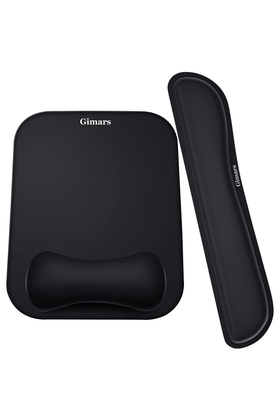 Gimars Elongate Keyboard Mouse Wrist Rest combo