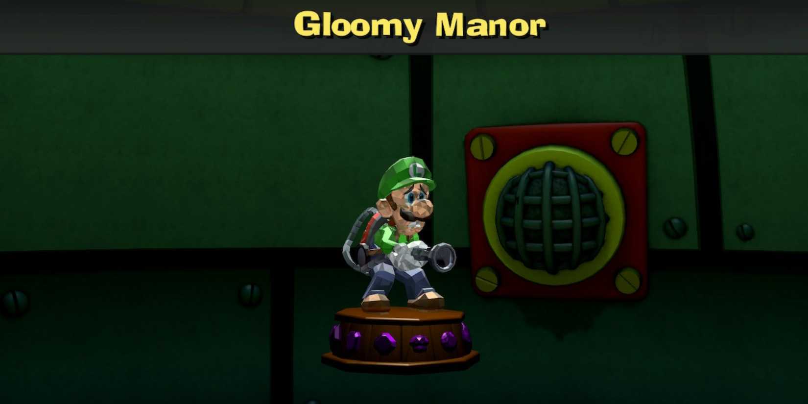 gloomy manor luigi statue reward luigi's mansion