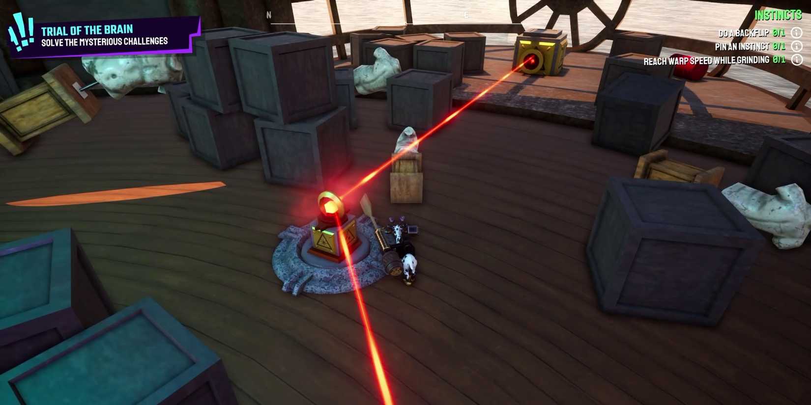 goat-simulator-3-trial-of-the-brain-red-beam