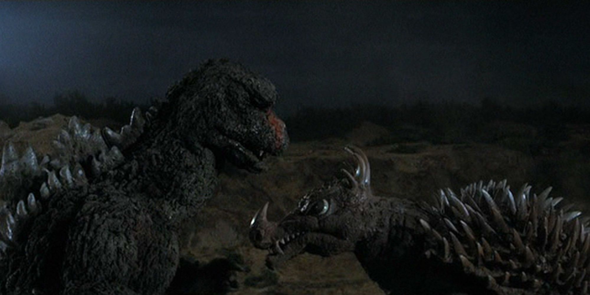 Godzilla and Anguirus talking to each other during the final battle in Godzilla vs. Gigan