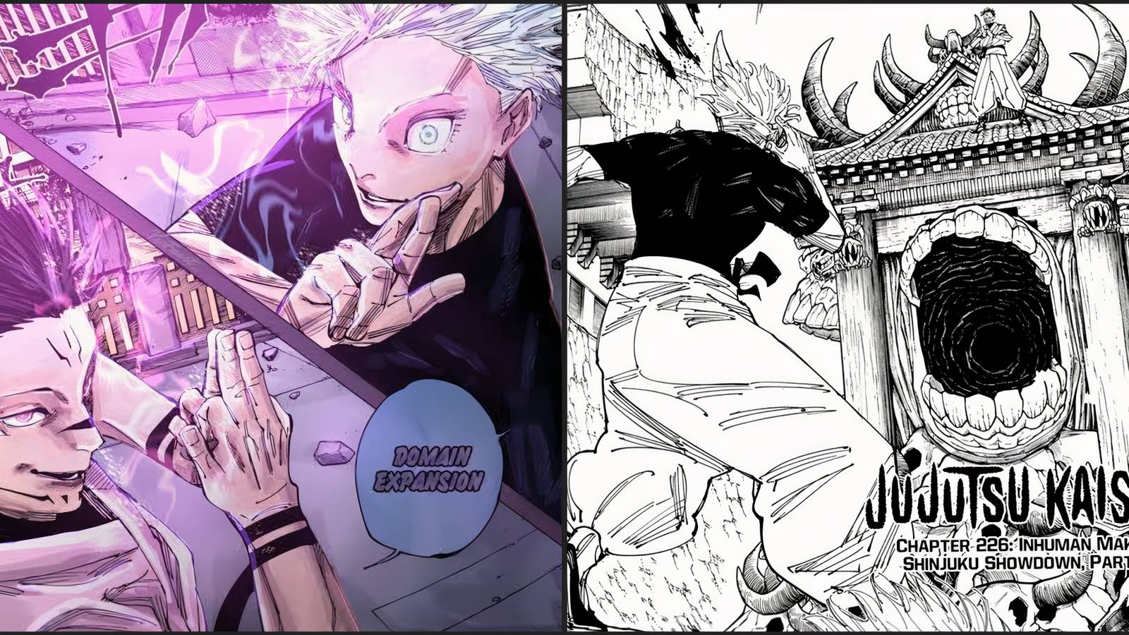 Gojo Vs Sukuna Domain Clash