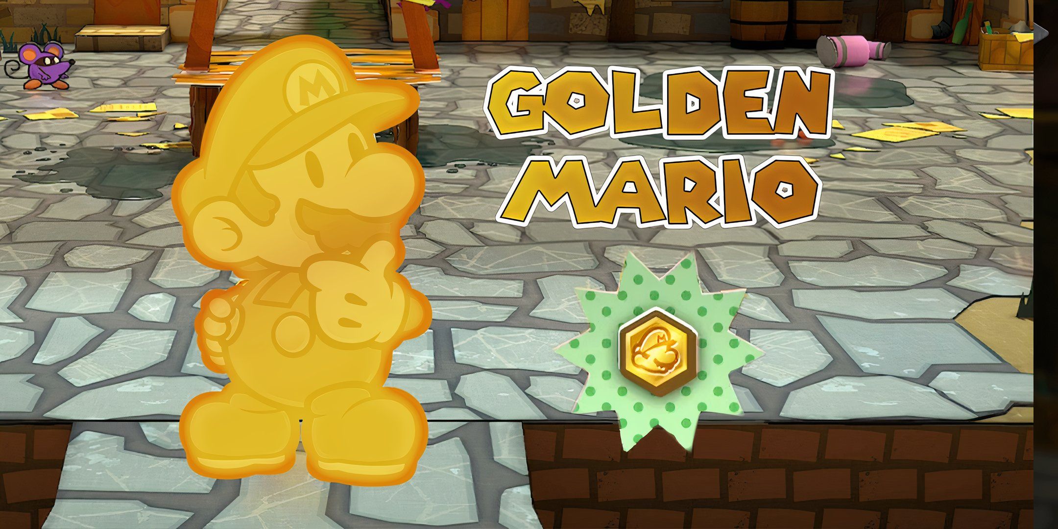 Paper Mario: The Thousand-Year Door - Golden Mario, Gold Medal Badge