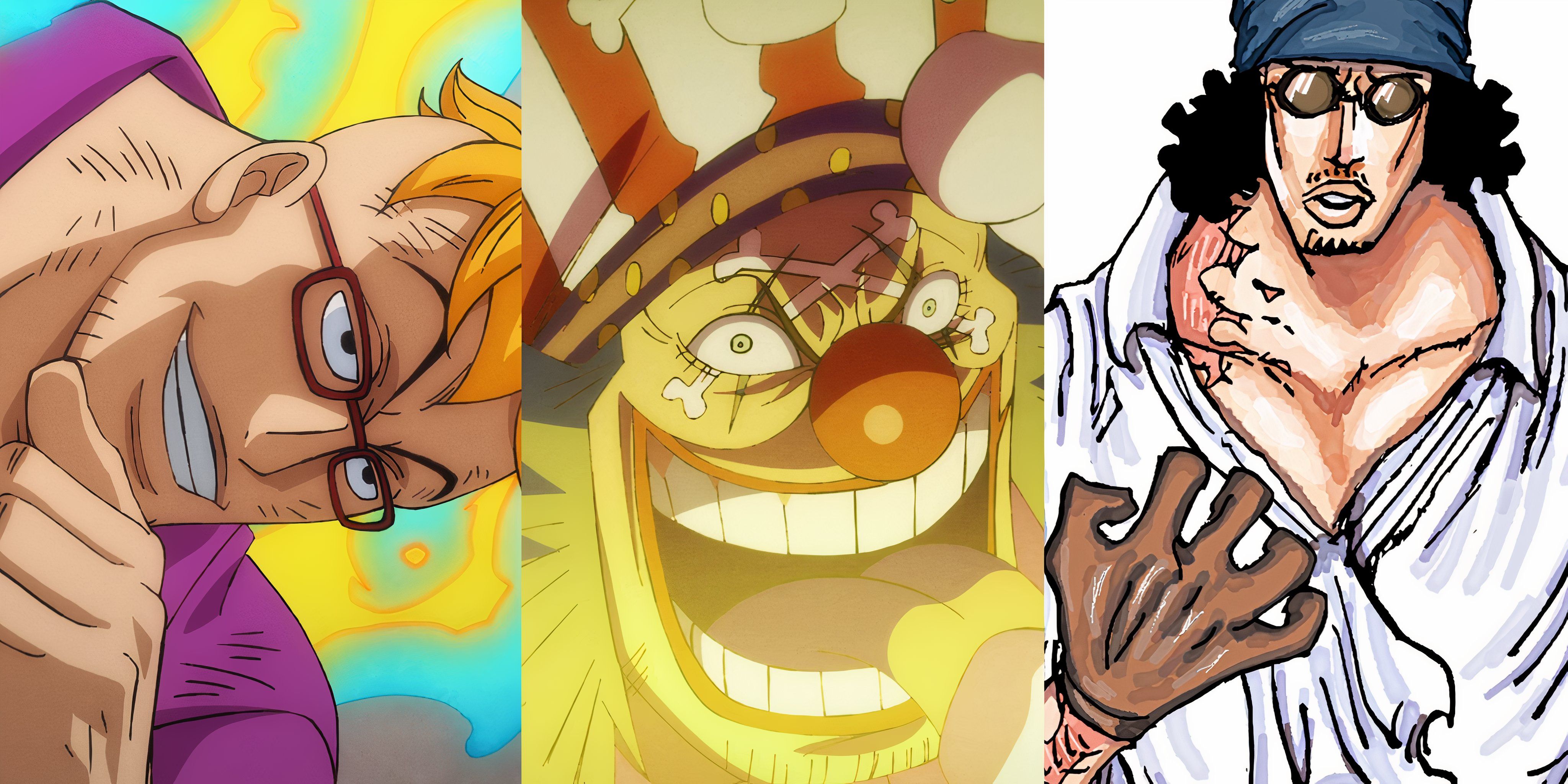 Featured One Piece Best Comebacks Kuzan Buggy Marco