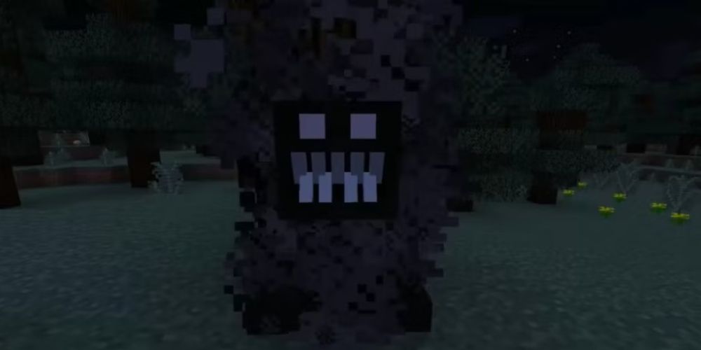 Grue about to attack the player Minecraft Mod