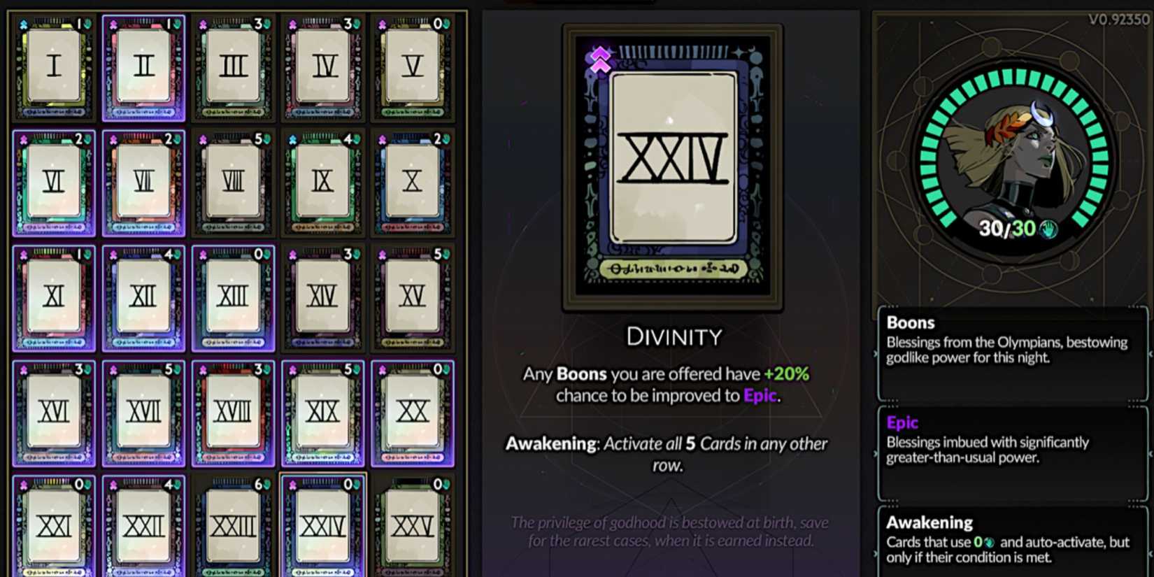 Hades 2: Arcana Cards