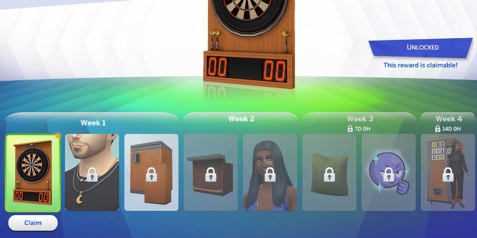 happy at home login reward items