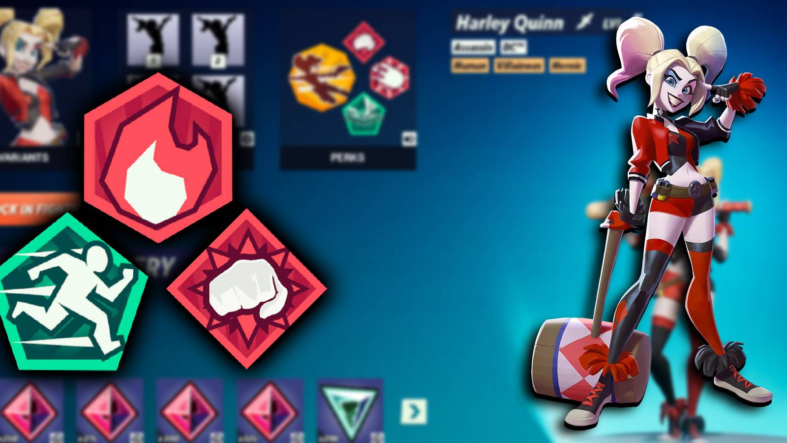 Harley Quinn Perks Header Multiversus